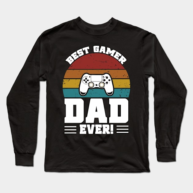 I'm A Gamer Dad Like A Normal Dad But Much Cooler Long Sleeve T-Shirt by swissles